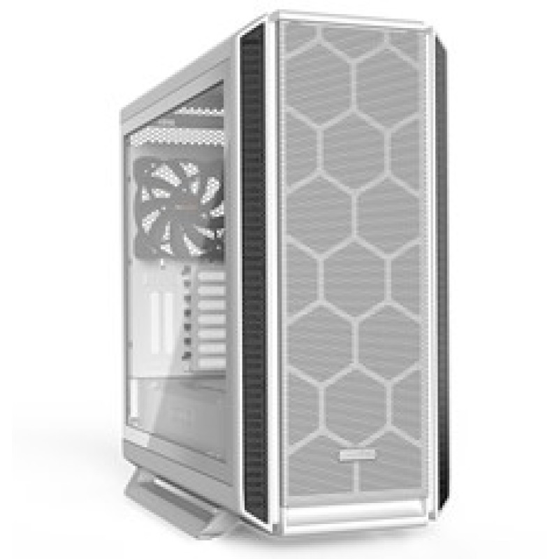 BEQUIET PC CHASSIS SILENT BASE 802 WINDOW WHITE BGW40, MIDI TOWER ATX, WHITE, W/O PSU, 2X14CM PURE WINGS 2 FAN, 1X14CM REAR PURE WINGS 2 FAN, 3YW.
