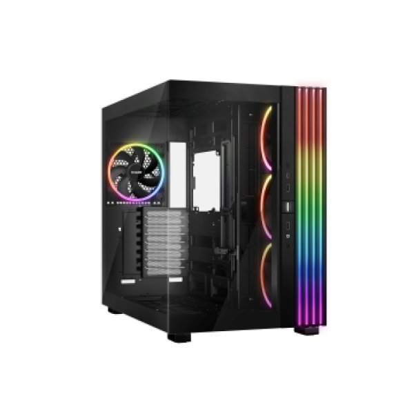 BEQUIET PC CHASSIS LIGHT BASE 900 FX BGW71, FULL TOWER ATX, BLACK, ARGB LIGHTING, W/O PSU, 3x14CM SIDE LIGHT WINGS LX , 1x14CM REAR LIGHT WINGS LX, 3YW.