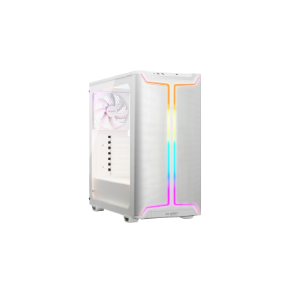 BEQUIET PC CHASSIS PURE BASE 501 DX WHITE BGW77, MIDI TOWER ATX, W/O PSU, Top: 1x Pure Wings 3 140mm PWM, Front: 1x Pure Wings 3 140mm  PWM, Rear: 1x Pure Wings 3 140mm PWM, 3YW.