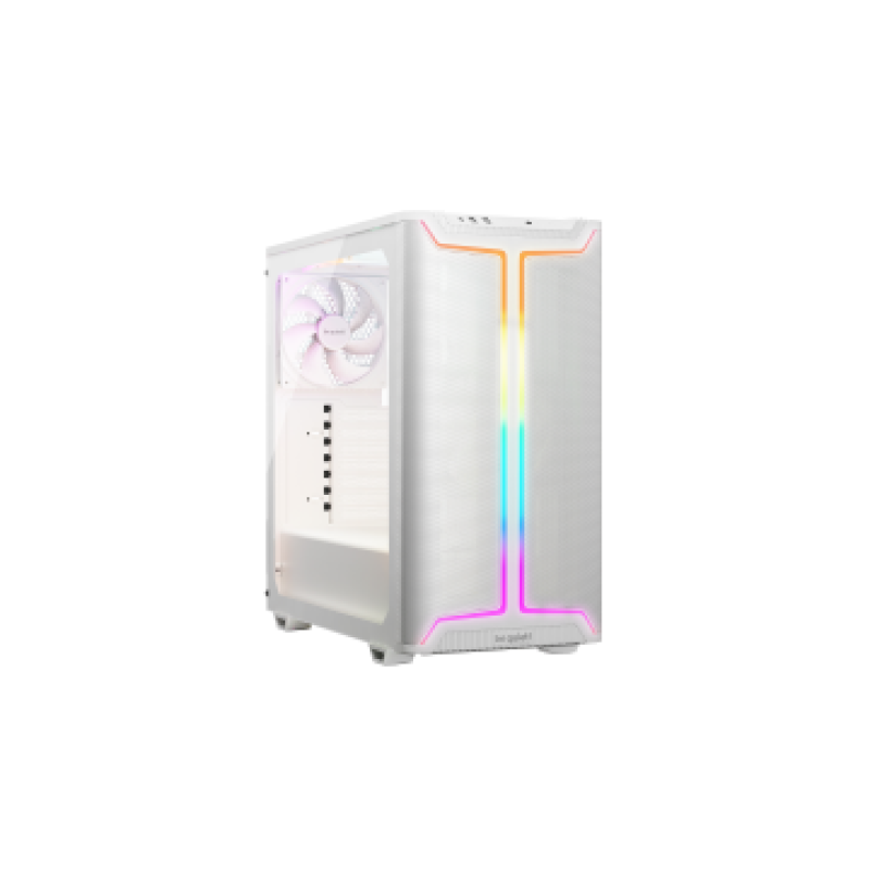 BEQUIET PC CHASSIS PURE BASE 501 DX WHITE BGW77, MIDI TOWER ATX, W/O PSU, Top: 1x Pure Wings 3 140mm PWM, Front: 1x Pure Wings 3 140mm  PWM, Rear: 1x Pure Wings 3 140mm PWM, 3YW.
