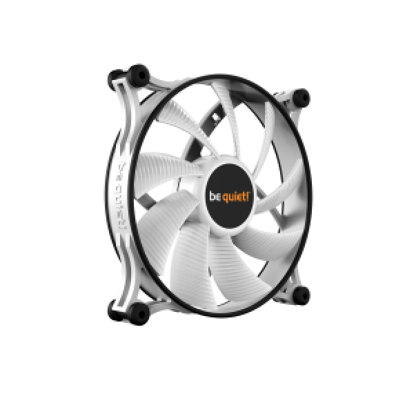 BEQUIET FAN SHADOW WINGS 2 WHITE 140MM BL090, 3 PIN, 900RPM, 49,8CFM/85M3/H, 14,7 dB, Lifespan 80000h, WHITE, 3YW.