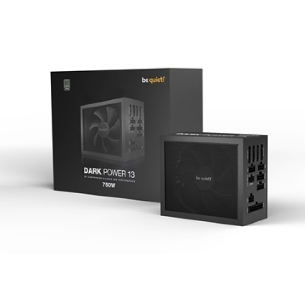 BEQUIET PSU DARK POWER 13 750W BN333, TITANIUM CERTIFIED, MODULAR CABLES, SILENT WINGS 135MM FAN, 10YW.