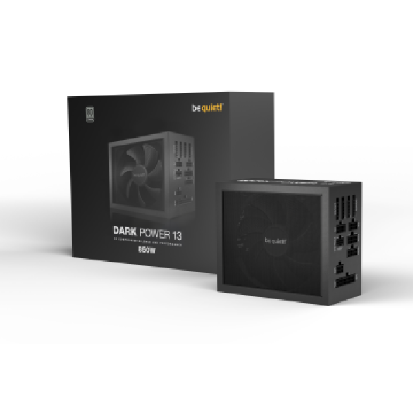BEQUIET PSU DARK POWER 13 850W BN334, TITANIUM CERTIFIED, MODULAR CABLES, SILENT WINGS 135MM FAN, 10YW.