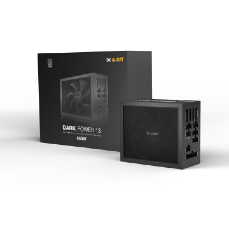 BEQUIET PSU DARK POWER 13 850W BN334, TITANIUM CERTIFIED, MODULAR CABLES, SILENT WINGS 135MM FAN, 10YW.