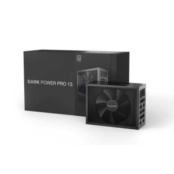 BEQUIET PSU DARK POWER PRO 13 1600W BN332, TITANIUM CERTIFIED, MODULAR CABLES, SILENT WINGS 135MM FAN, 10YW.