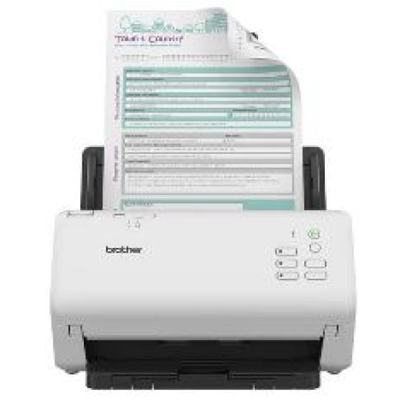 BROTHER SCANNER ADS-4300N, DESKTOP DOUBLE SIDED A4, 40 ppm, 80 PAGE ADF, USB, NETWORK, 2YW.