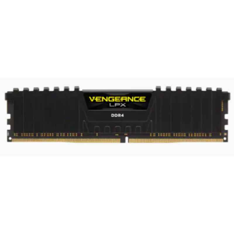 CORSAIR RAM DIMM XMS4 16GB CMK16GX4M1E3200C16, DDR4, 3200MHz, LATENCY 16-20-20-38, 1.35V, VENGEANCE LPX, XMP 2.0,  BLACK, LTW.