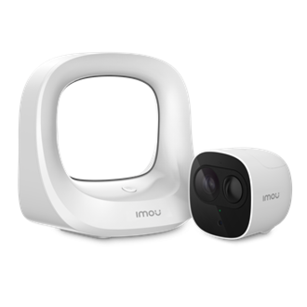 IMOU IP CAMERA CELL PRO (1 HUB + 1 CAM) KIT-WA1001-300/1-B26E, OUTDOOR, CAM: 1/2.7" 2M CMOS, ICR, H.265/H.264, FHD 2MP (20FPS), 16X DIGITAL ZOOM, 2.8MM LENS, IR 10M, PIR, 2,4GHZ WIFI, IP65, MIC&SPEAKER, RECHARGABLE BATTERY, HUB: WIFI, ETHERNET, 2
