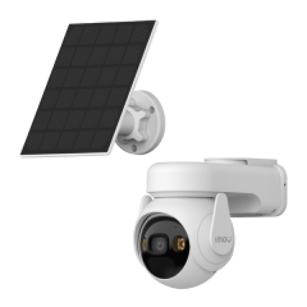 IMOU IP CAMERA CELL PT LITE KIT IPC-K9ECP-3T0WE/FSP12-TYPEC, OUTDOOR, BATTERY 5000mAh, SOLAR PANEL FSP12, 1/2.8'', 3MP CMOS, H.265/H.264, 8X DIGITAL ZOOM, IR 20M, WIFI, IP66, MICRO SD, MIC&SPEAKER, 2-WAY TALK, BUILT IN SPOTLIGHT&SIREN, 3YW.