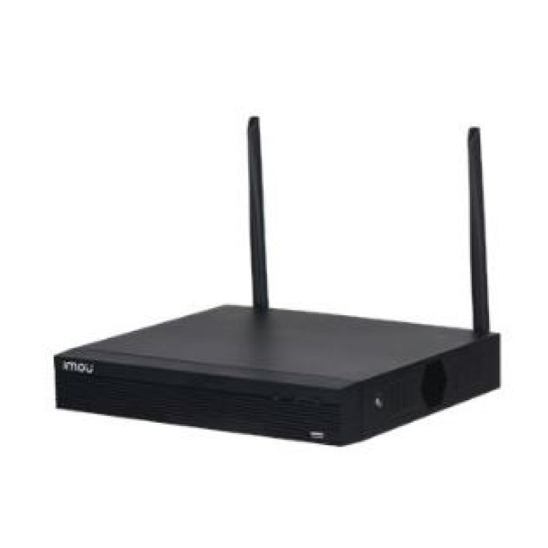 IMOU NVR WIRELESS NVR1104HS-W-S2, 4 WIRELESS VIDEO IN CHANNEL, 1HDMI/1VGA Video Out, 1080P/720P resolution, Max Decoding: 1ch@6MP/2ch@4MP/4ch@1080P, H.265/H.264, Up to 8TB HDD/Cloud Storage, ONVIF, 2YW.