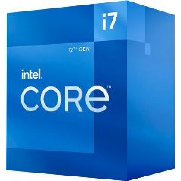 INTEL CPU CORE i7 12700, 12C/20T, 2.10GHz, CACHE 25MB, SOCKET LGA1700 12th GEN, GPU, BOX, FAN, 3YW.