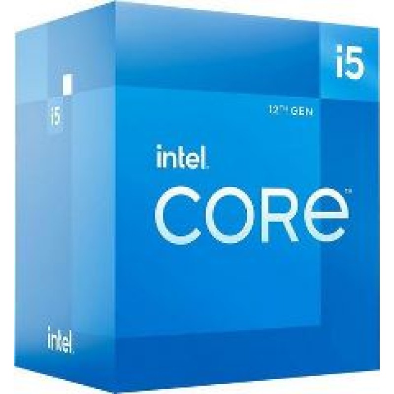 INTEL CPU CORE i5 12400F, 6C/12T, 2.50GHz, CACHE 18MB, SOCKET LGA1700 12th GEN, BOX, FAN, 3YW.