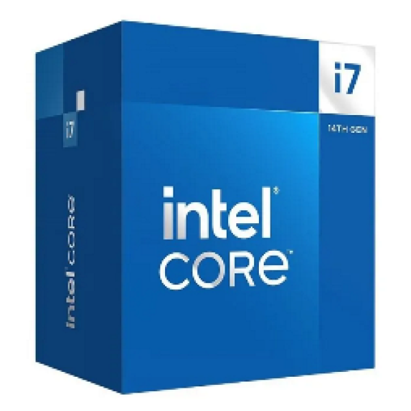 INTEL CPU CORE i7 14700F, 20C/28T, up to 5.4GHz, CACHE 33MB, SOCKET LGA1700 14th GEN, BOX, FAN, 3YW
