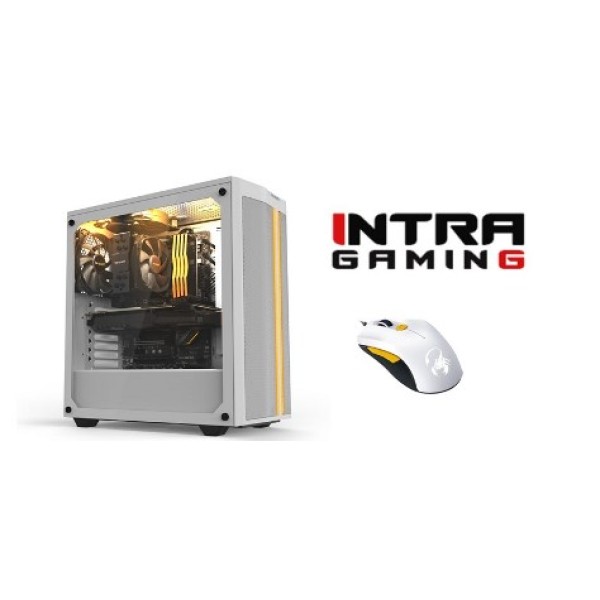 INTRA PC GAMING 14th GEN WHITE, INTEL CORE i5 14400F, 2x8GB DDR4 3200MHz, NVIDIA VGA RTX 4060 16GB, 1TB SSD NVME PCI-E GEN4, LAN GB, MIDI TOWER, 750W PSU, MS WIN11 HOME, 3YW.