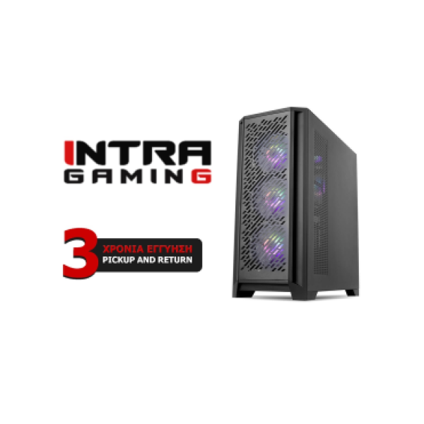 INTRA PC AMD GAMING FREE, AMD RYZEN 5 5500, 16GB DDR4 3200MHz, NVIDIA VGA RTX 3050 6GB, 512GB SSD NVME, LAN GB, MIDI TOWER, 600W PSU, NO_OS, 3YW.