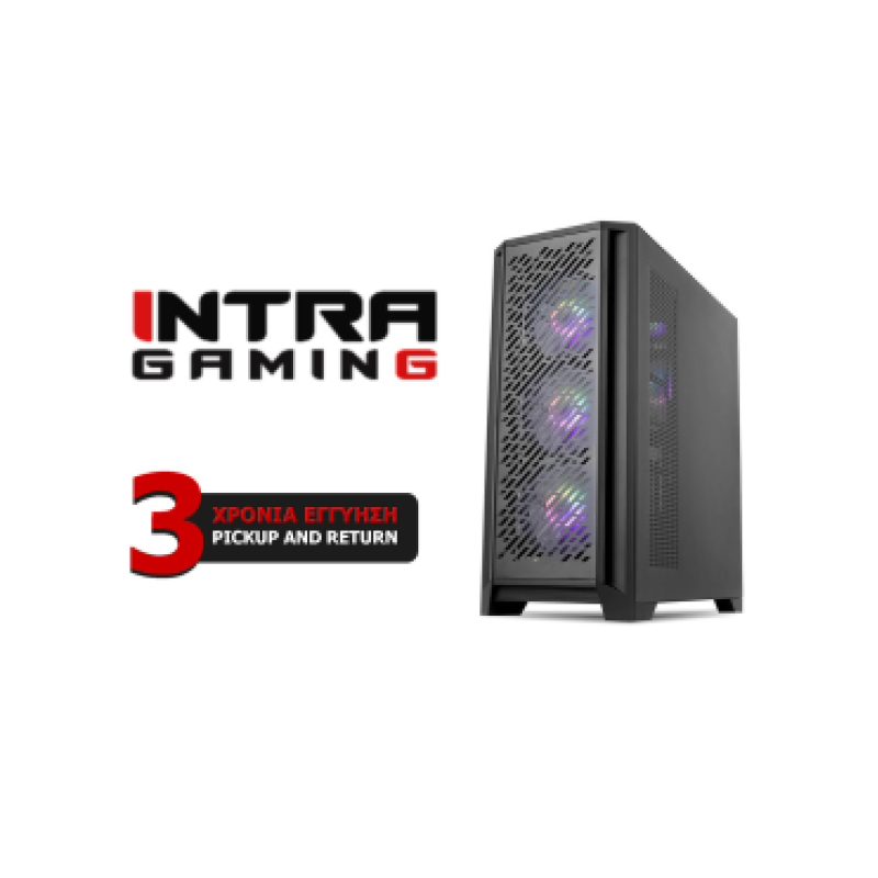 INTRA PC AMD GAMING FREE, AMD RYZEN 5 5500, 16GB DDR4 3200MHz, NVIDIA VGA RTX 3050 6GB, 512GB SSD NVME, LAN GB, MIDI TOWER, 600W PSU, NO_OS, 3YW.
