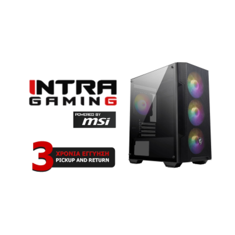 INTRA PC AMD GAMING FREE, AMD RYZEN 7 8700G, 16GB DDR5 5600MHz, RADEON GRAPHICS, 512GB SSD NVME, LAN GB, MINI TOWER, 600W PSU, NO_OS, 3YW.
