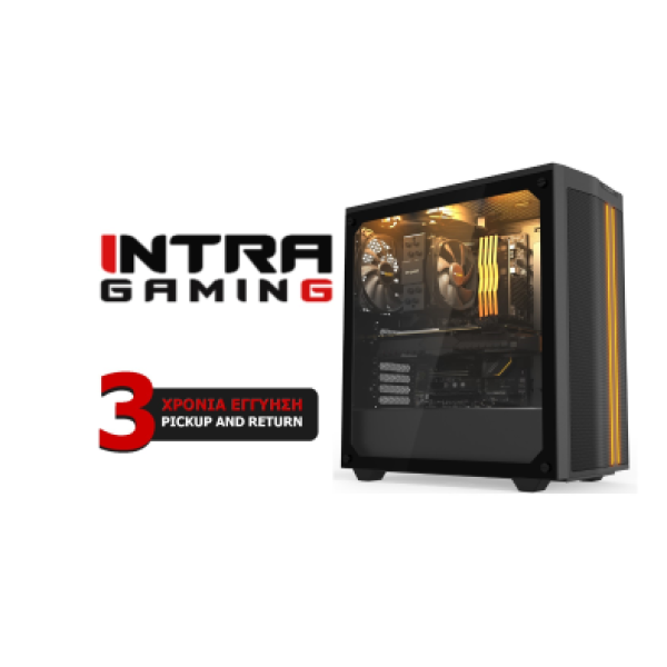 INTRA PC GAMING 14th GEN, INTEL CORE i5 14400F, 16GB DDR4 3200MHz, NVIDIA VGA RTX 4060 8GB, 1TB SSD NVME PCI-E, LAN GB, MIDI TOWER, 650W PSU, MS WIN11 HOME, 3YW.