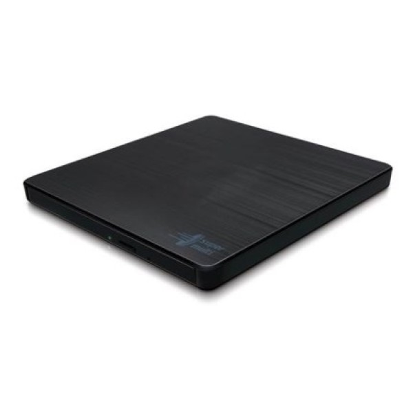 LG DVD R/RW HLDS GP60NB60, EXTERNAL, USB2.0, WRITE: 8x DVD R/ 6x DVD R DL/ 8x DVD R/RW, READ: 8x DVDROM, SLIM BLACK, RETAIL, 2YW.