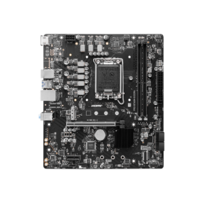 MSI MB PRO B760M-B DDR4, SOCKET LGA1700 14th/13th/12th GEN CPU, CS INTEL B760, 2 DIMM SOCKETS DDR4, HDMI, PCI-E GEN 4.0, 2.5G LAN, MICRO-ATX, 3YW