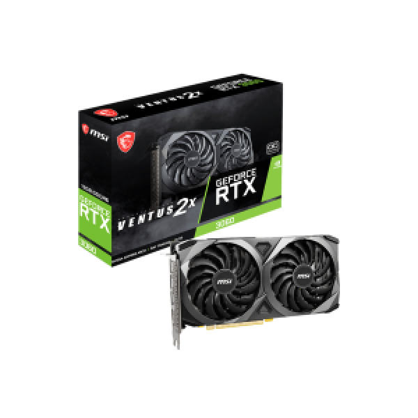 MSI VGA PCI-E NVIDIA GF RTX 3060 VENTUS 2X 12G OC, 12GB/192BIT, GDDR6, HDMI/3xDP, DUAL FAN, 2 SLOT FANSINK, 3YW.