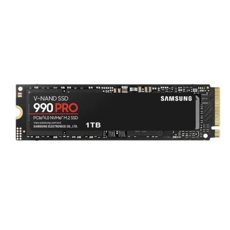 SAMSUNG SSD M.2 NVMe PCI-E GEN4 1TB MZ-V9P1T0BW SERIES 990 PRO, M.2 2280, NVMe PCI-E GEN4x4, READ 7450MB/s, WRITE 6900MB/s, 5YW.