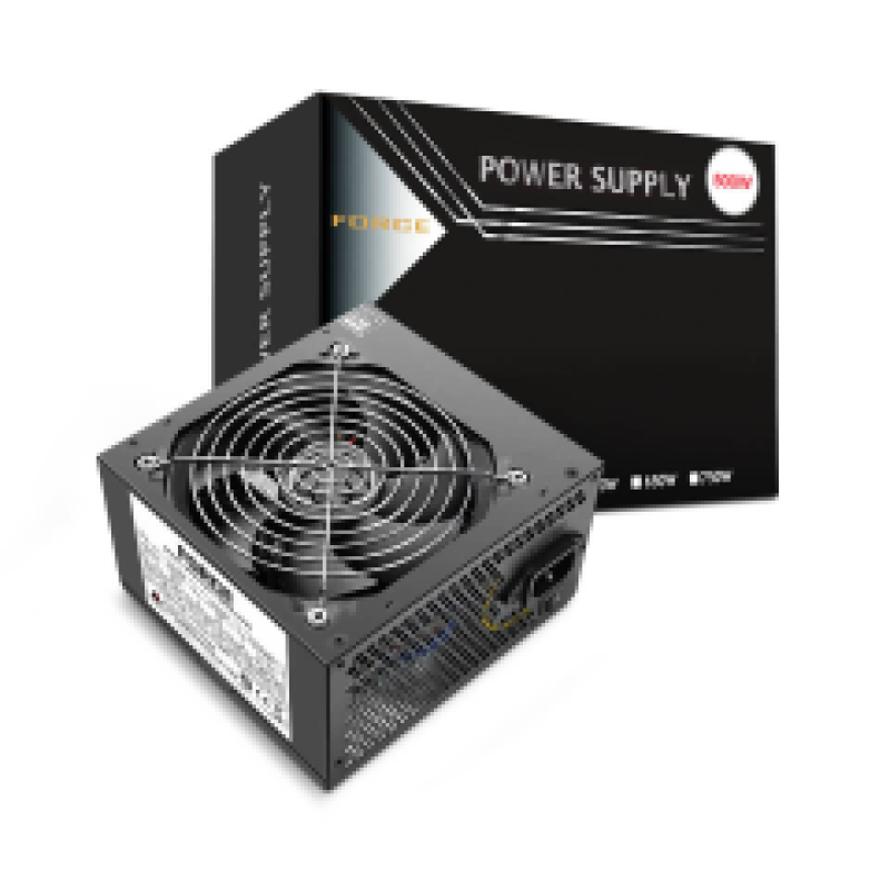 SUPERCASE PSU 500W, SERIES FORCE, DR-8500BTX, 12CM FAN, BULK, 2YW.
