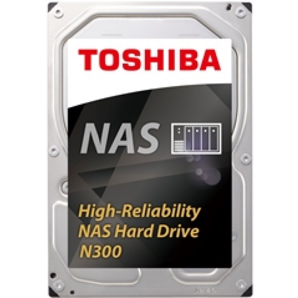 TOSHIBA HDD 3,5" 4TB NAS N300 HDWQ140UZSVA, SATA3, 7200 RPM, CACHE 128 MB, 3YW.
