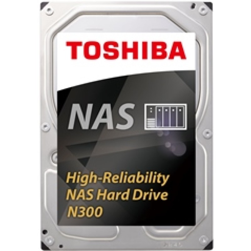 TOSHIBA HDD 3,5" 4TB NAS N300 HDWQ140UZSVA, SATA3, 7200 RPM, CACHE 128 MB, 3YW.