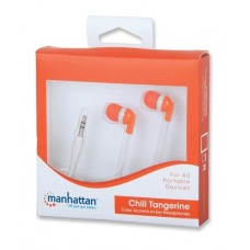 Manhattan ακουστικά in-ear πορτοκαλί
