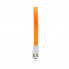 USB Καλώδιο με μαγνήτη - micro USB universal 20cm πορτοκαλί