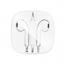 Ακουστικά stereo jack 3.5mm για Apple iphone & Android HR-ME25 λευκά